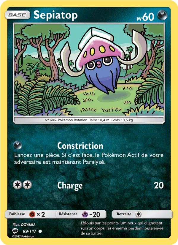 Carte Sepiatop 89/147 – Ombres Ardentes