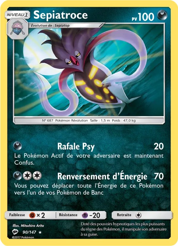 Carte Sepiatroce 90/147 – Ombres Ardentes