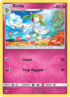 Carte Kirlia 92/147 – Ombres Ardentes