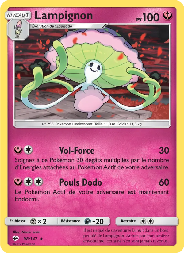 Carte Lampignon 98/147 – Ombres Ardentes