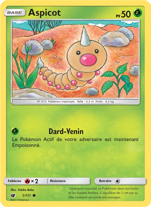 Carte Aspicot 1/111 – Invasion Carmin