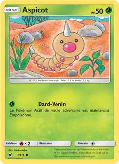 Carte Aspicot 1/111 – Invasion Carmin