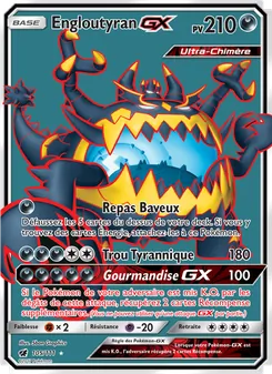 Carte Engloutyran GX 105/111 – Invasion Carmin