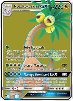 Carte Noadkoko d’Alola GX 107/111 – Invasion Carmin