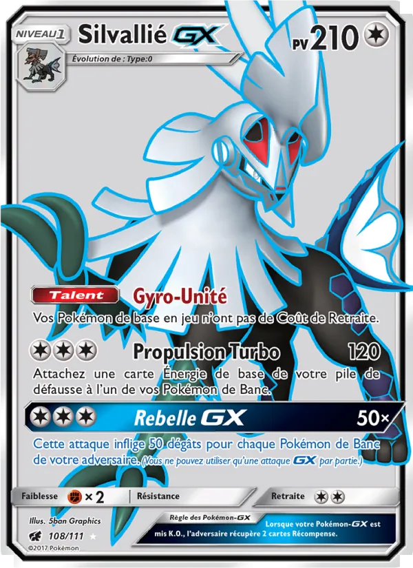 Carte Silvallié GX 108/111 – Invasion Carmin