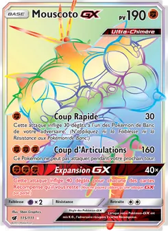 Carte Mouscoto GX 115/111 – Invasion Carmin