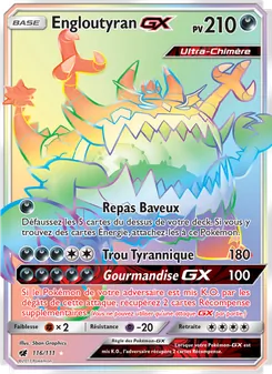 Carte Engloutyran GX 116/111 – Invasion Carmin