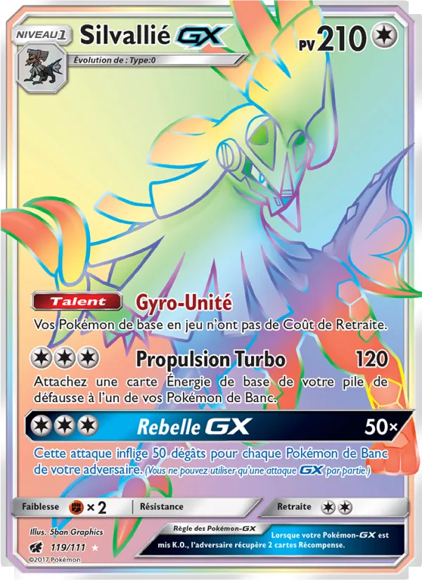 Carte Silvallié GX 119/111 – Invasion Carmin