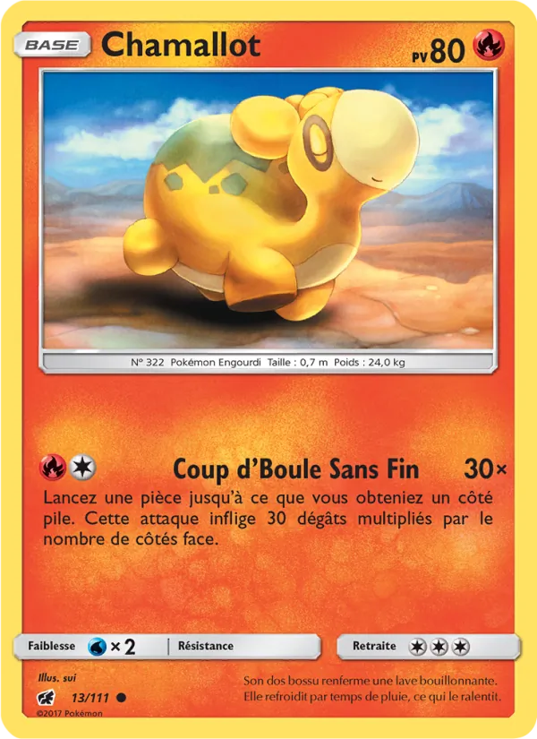 Carte Chamallot 13/111 – Invasion Carmin