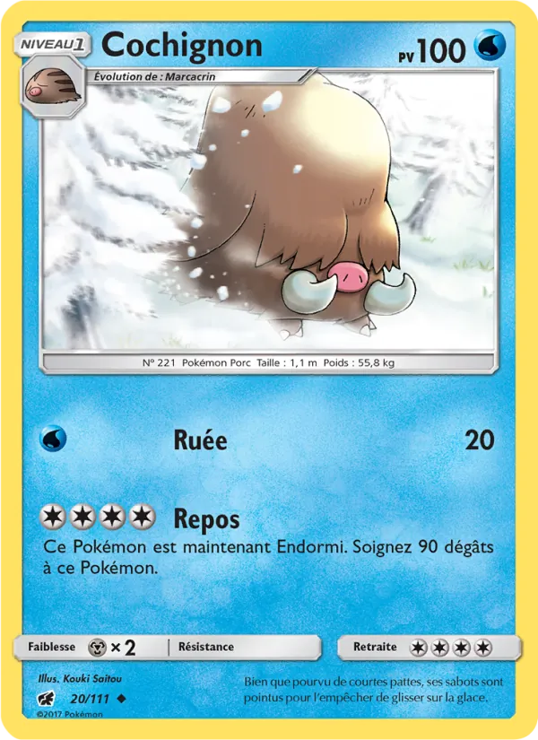 Carte Cochignon 20/111 – Invasion Carmin