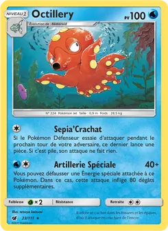 Carte Octillery 23/111 – Invasion Carmin