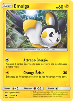 Carte Emolga 35/111 – Invasion Carmin