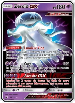 Carte Zéroïd GX 49/111 – Invasion Carmin