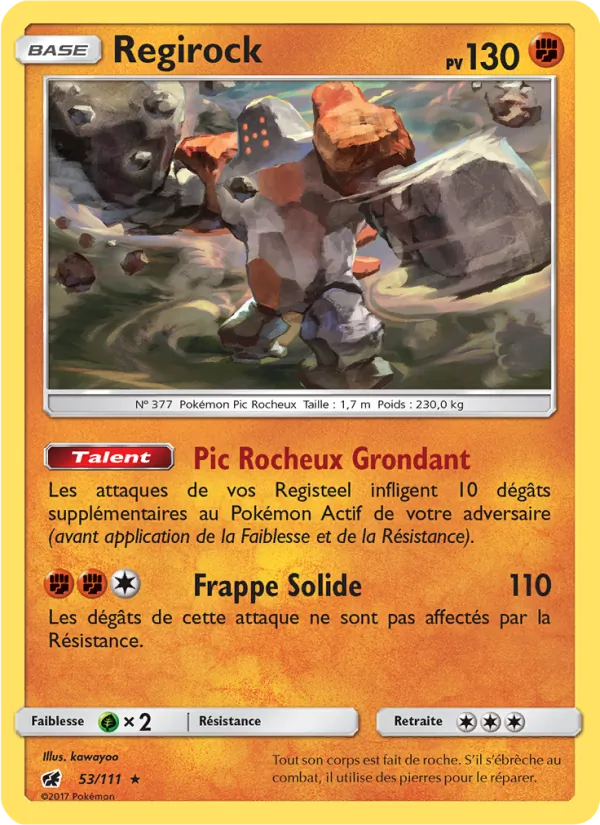 Carte Regirock 53/111 – Invasion Carmin