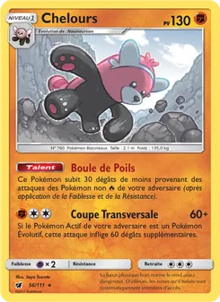 Carte Chelours 56/111 – Invasion Carmin