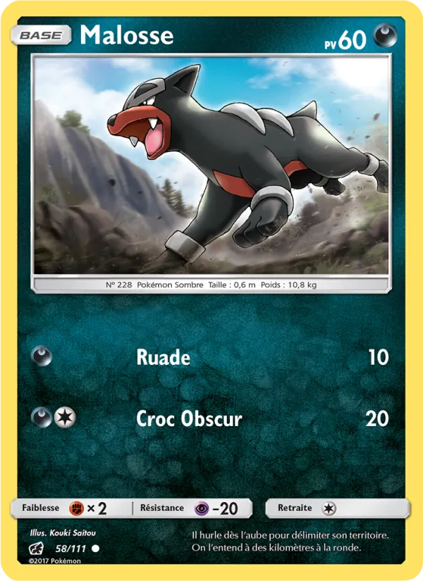 Carte Malosse 58/111 – Invasion Carmin