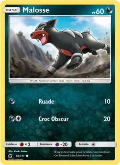Carte Malosse 58/111 – Invasion Carmin