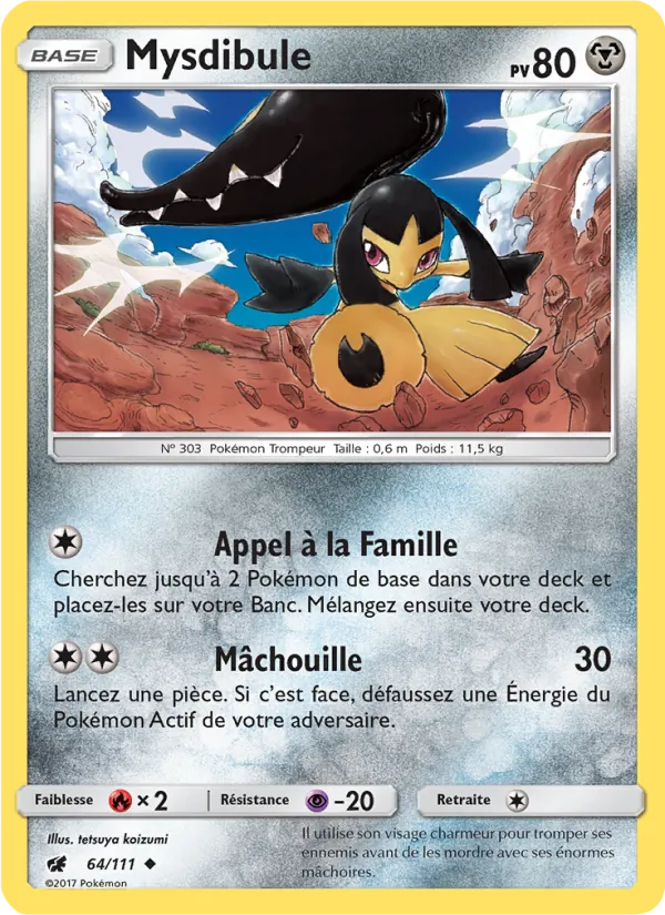 Carte Mysdibule 64/111 – Invasion Carmin
