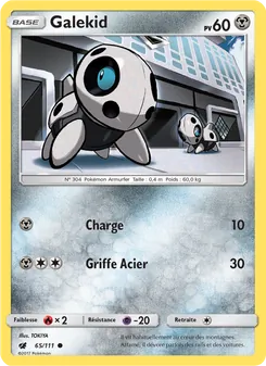 Carte Galekid 65/111 – Invasion Carmin