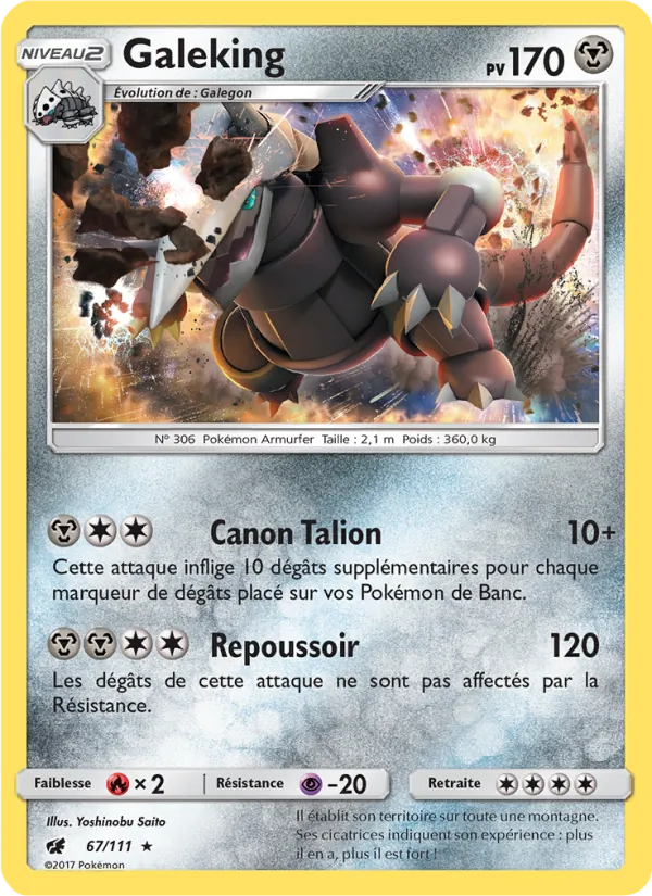 Carte Galeking 67/111 – Invasion Carmin