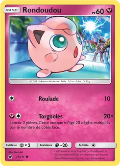 Carte Rondoudou 71/111 – Invasion Carmin