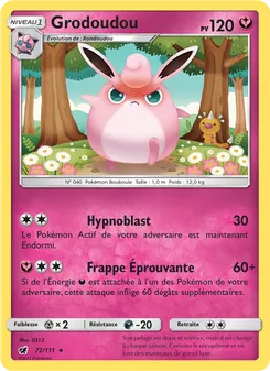 Carte Grodoudou 72/111 – Invasion Carmin