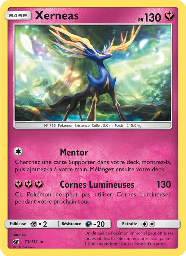 Carte Xerneas 73/111 – Invasion Carmin