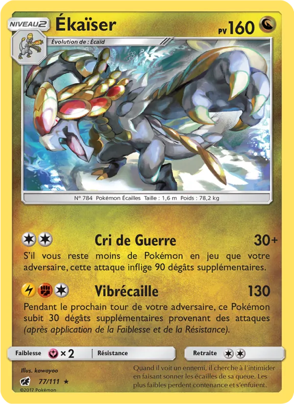 Carte Ékaïser 77/111 – Invasion Carmin