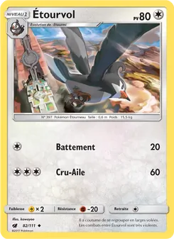 Carte Étourvol 82/111 – Invasion Carmin