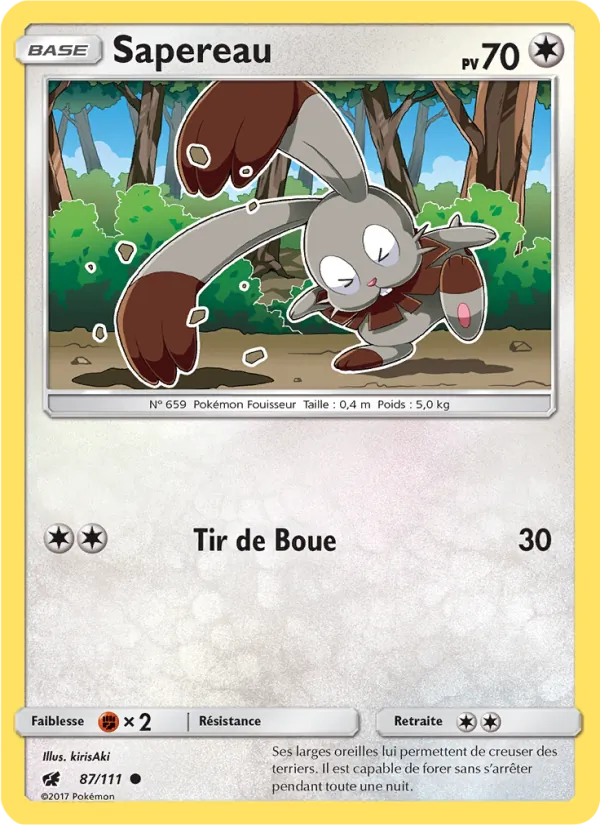 Carte Sapereau 87/111 – Invasion Carmin