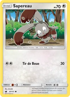 Carte Sapereau 87/111 – Invasion Carmin
