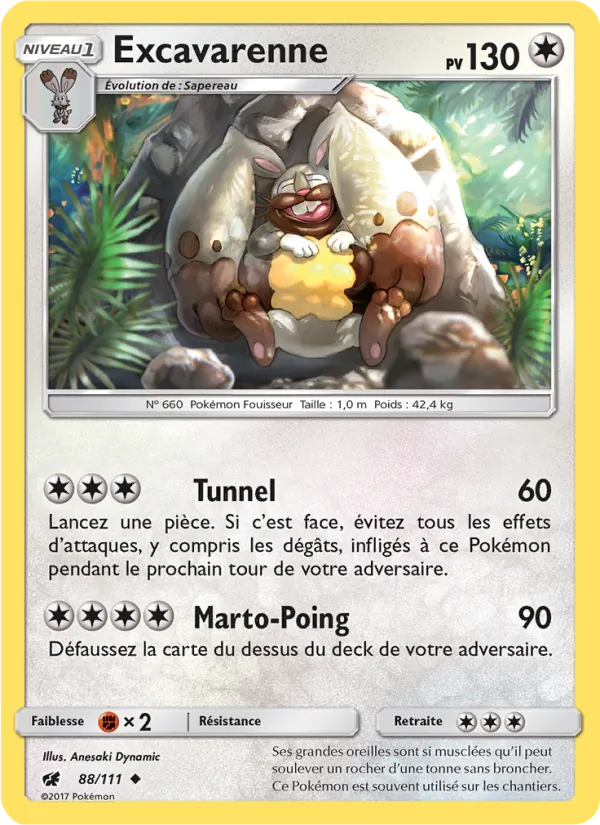Carte Excavarenne 88/111 – Invasion Carmin