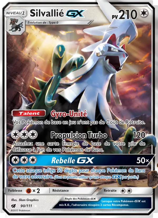 Carte Silvallié GX 90/111 – Invasion Carmin