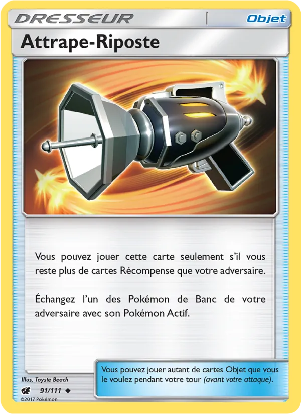Carte Attrape-Riposte 91/111 – Invasion Carmin