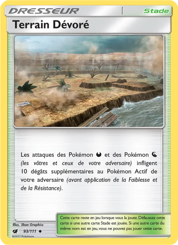 Carte Terrain Dévoré 93/111 – Invasion Carmin