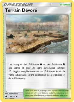 Carte Terrain Dévoré 93/111 – Invasion Carmin