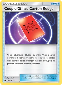 Carte Coup d’Œil au Carton Rouge 97/111 – Invasion Carmin