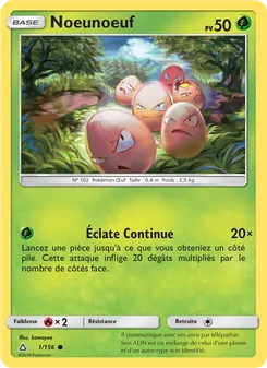 Carte Noeunoeuf 1/156 – Ultra-Prisme