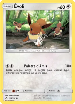 Carte Évoli 105/156 – Ultra-Prisme