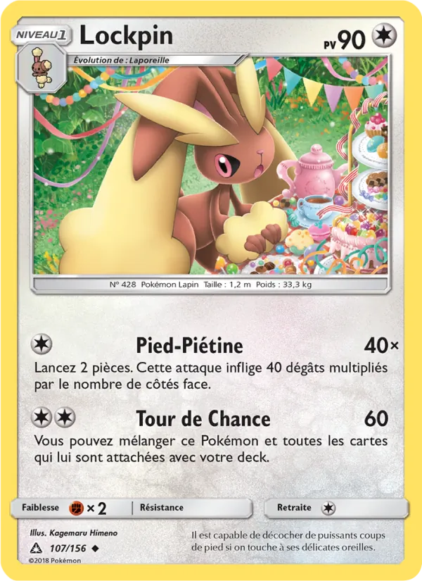 Carte Lockpin 107/156 – Ultra-Prisme