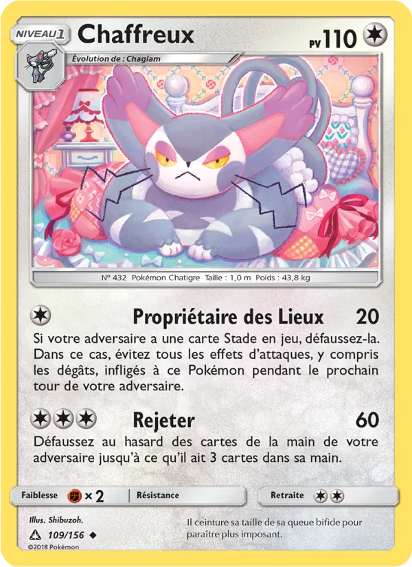 Carte Chaffreux 109/156 – Ultra-Prisme