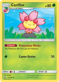Carte Ceriflor 11/156 – Ultra-Prisme