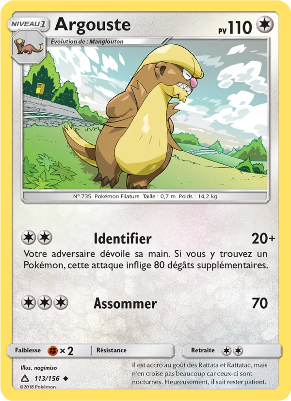 Carte Argouste 113/156 – Ultra-Prisme