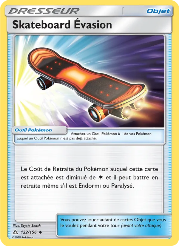 Carte Skateboard Évasion 122/156 – Ultra-Prisme