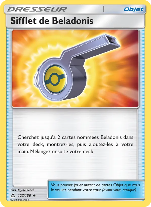 Carte Sifflet de Beladonis 127/156 – Ultra-Prisme