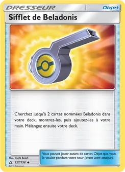 Carte Sifflet de Beladonis 127/156 – Ultra-Prisme