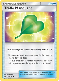 Carte Trèfle Manquant 129/156 – Ultra-Prisme