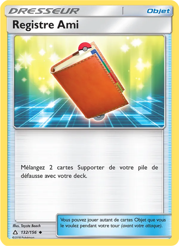 Carte Registre Ami 132/156 – Ultra-Prisme