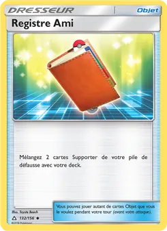 Carte Registre Ami 132/156 – Ultra-Prisme