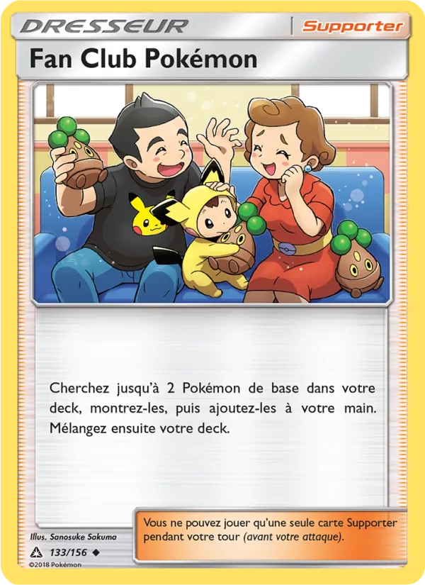 Carte Fan Club Pokémon 133/156 – Ultra-Prisme